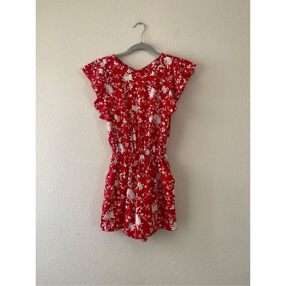 Wilfred floral open back romper size xxsmall